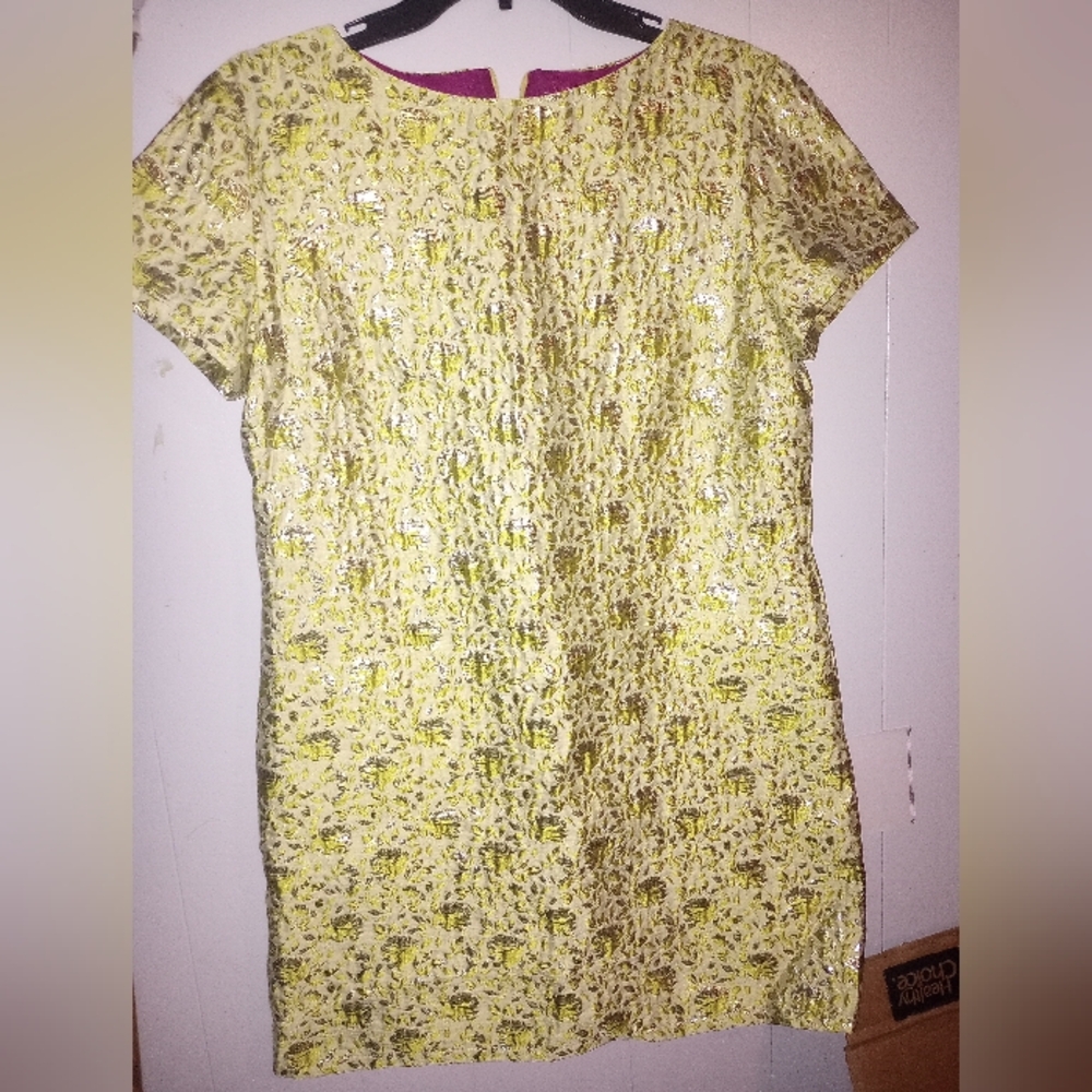 Bitsy Stoneking The Tomasa Brocade Shift Dress size small